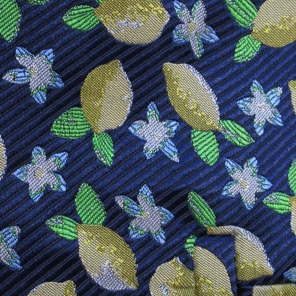 NWT J.Crew Going Out Blazer in Navy Lemon Jacquard Open Front Jacket 6 - Picture 3 of 5